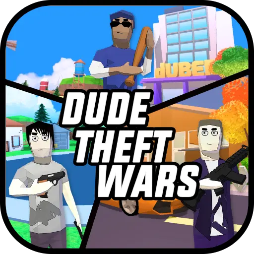 تحميل لعبة Dude Theft Wars مهكرة 2026 أخر إصدار APK مجاناً