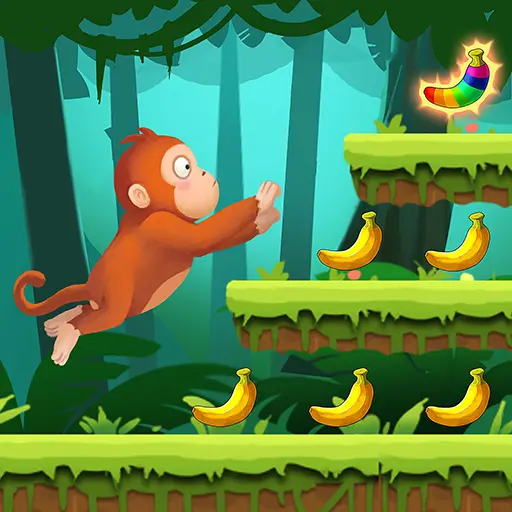 تحميل لعبة Jungle Monkey Run مهكرة 2026 للأندرويد APK مجاناً