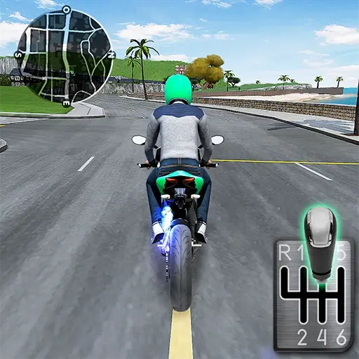 تحميل لعبة Moto Traffic Race 2 مهكرة أخر إصدار APK للأندرويد